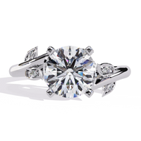 Botanica Solitaire Lab Grown Diamond Ring - Ophiratbf