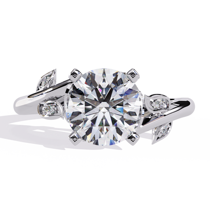 Botanica Solitaire Lab Grown Diamond Ring