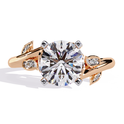 Botanica Solitaire Lab Grown Diamond Ring
