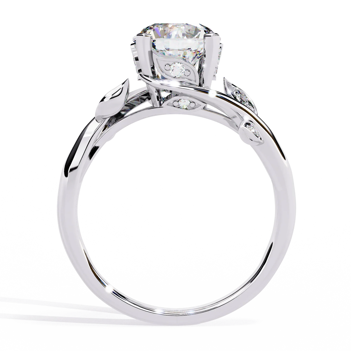 Botanica Solitaire Lab Grown Diamond Ring - Ophiratbf