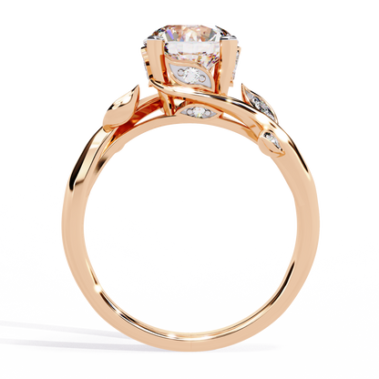 Botanica Solitaire Lab Grown Diamond Ring