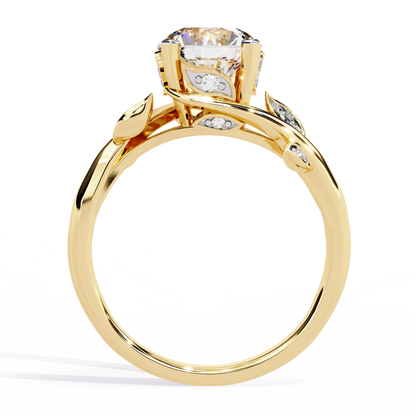 Botanica Solitaire Lab Grown Diamond Ring