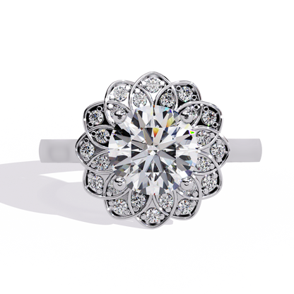 Blossom Radiance Lab Grown Diamond Ring