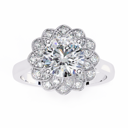 Blossom Radiance Lab Grown Diamond Ring