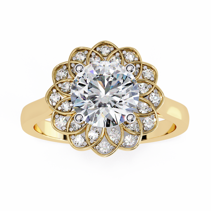 Blossom Radiance Lab Grown Diamond Ring