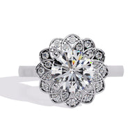 Blossom Radiance Lab Grown Diamond Ring - Ophiratbf