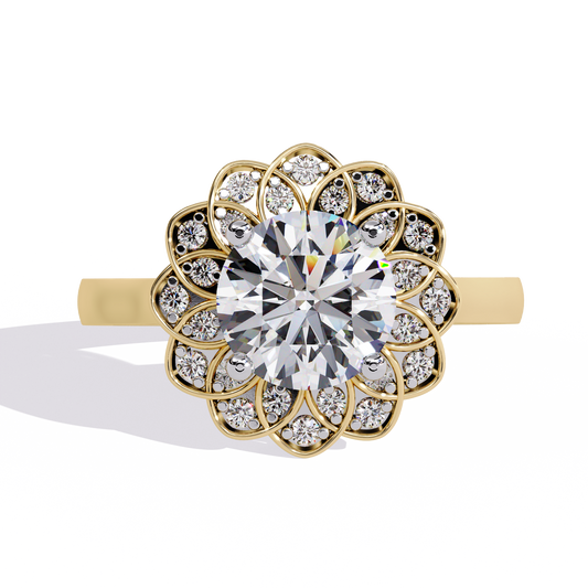Blossom Radiance Lab Grown Diamond Ring