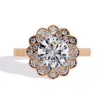 Blossom Radiance Lab Grown Diamond Ring - Ophiratbf