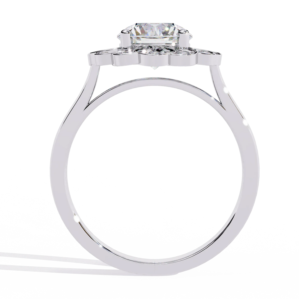 Blossom Radiance Lab Grown Diamond Ring - Ophiratbf