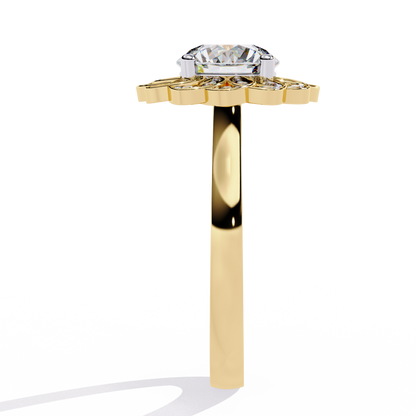 Blossom Radiance Lab Grown Diamond Ring