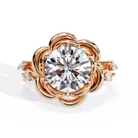 Golden Bloom Lab Grown Diamond Ring - Ophiratbf