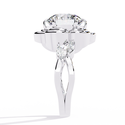 Golden Bloom Lab Grown Diamond Ring