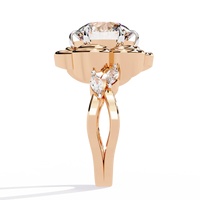 Golden Bloom Lab Grown Diamond Ring - Ophiratbf