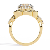 Golden Bloom Lab Grown Diamond Ring - Ophiratbf