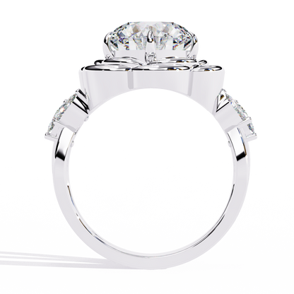 Golden Bloom Lab Grown Diamond Ring