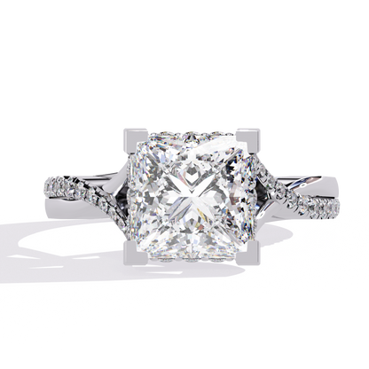Radiant Twist Lab Grown Diamond Ring