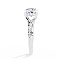 Radiant Twist Lab Grown Diamond Ring - Ophiratbf