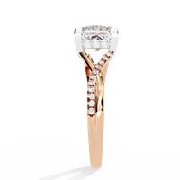 Radiant Twist Lab Grown Diamond Ring - Ophiratbf