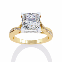 Radiant Twist Lab Grown Diamond Ring - Ophiratbf