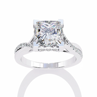Radiant Twist Lab Grown Diamond Ring - Ophiratbf