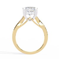Radiant Twist Lab Grown Diamond Ring - Ophiratbf