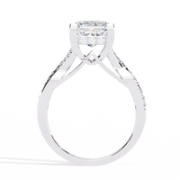 Radiant Twist Lab Grown Diamond Ring - Ophiratbf