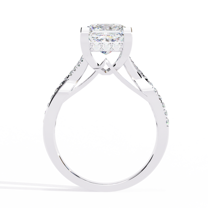 Radiant Twist Lab Grown Diamond Ring