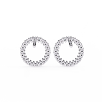 Aurora Circle Lab Grown Diamond Studs - Ophiratbf