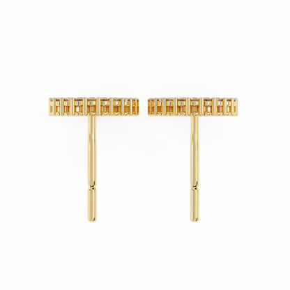 Aurora Circle Lab Grown Diamond Studs