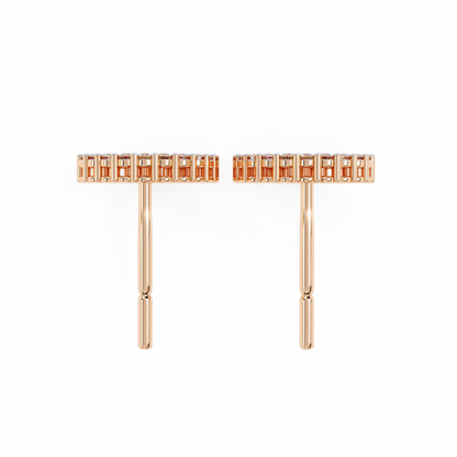 Aurora Circle Lab Grown Diamond Studs