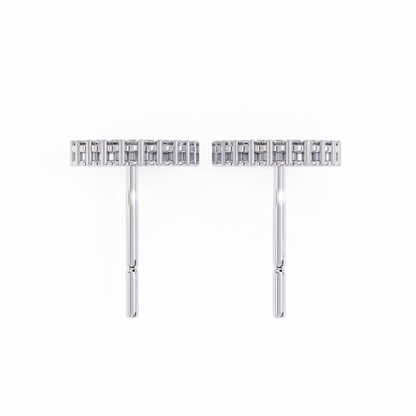 Aurora Circle Lab Grown Diamond Studs