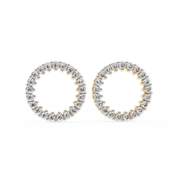 Aurora Circle Lab Grown Diamond Studs - Ophiratbf