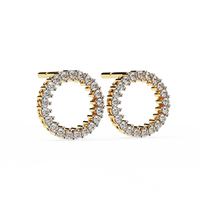 Aurora Circle Lab Grown Diamond Studs - Ophiratbf