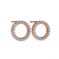 Aurora Circle Lab Grown Diamond Studs - Ophiratbf