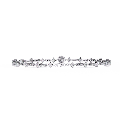 Etoile Cluster Lab Grown Diamond Bracelet