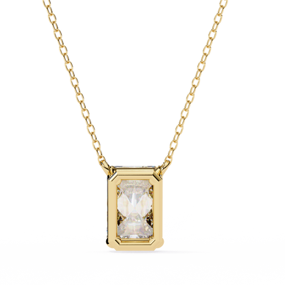 Valora Step-Cut Lab Grown Diamond Solitaire Pendant