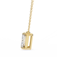 Valora Step-Cut Lab Grown Diamond Solitaire Pendant - Ophiratbf