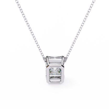 Valora Step-Cut Lab Grown Diamond Solitaire Pendant