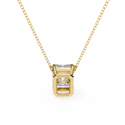 Valora Step-Cut Lab Grown Diamond Solitaire Pendant