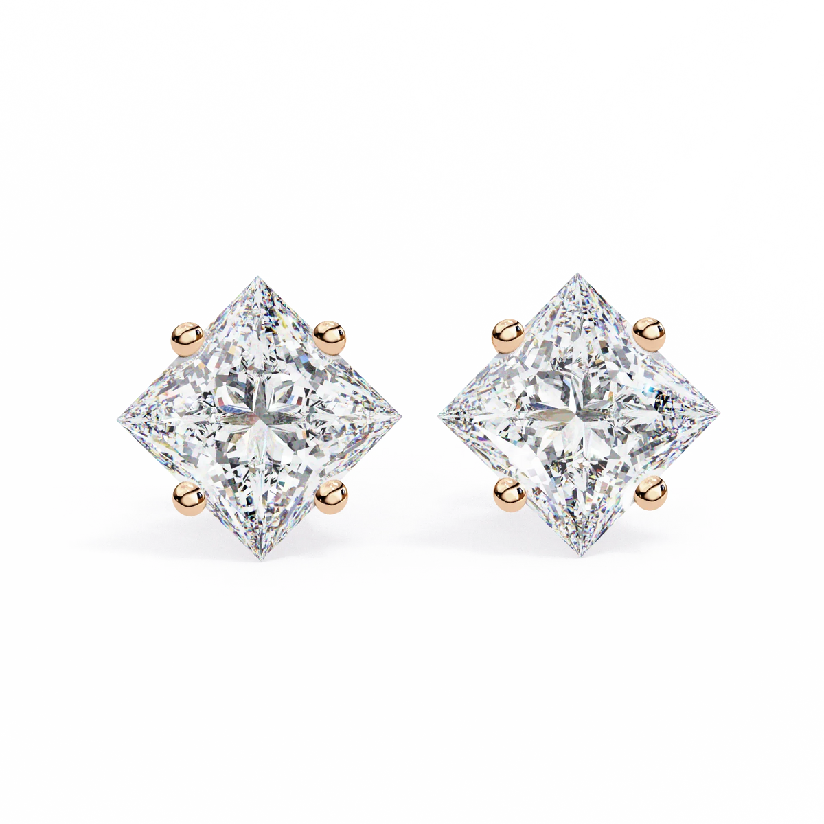 Regal Princess Lab Grown Diamond Studs - Ophiratbf