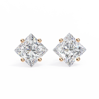 Regal Princess Lab Grown Diamond Studs - Ophiratbf