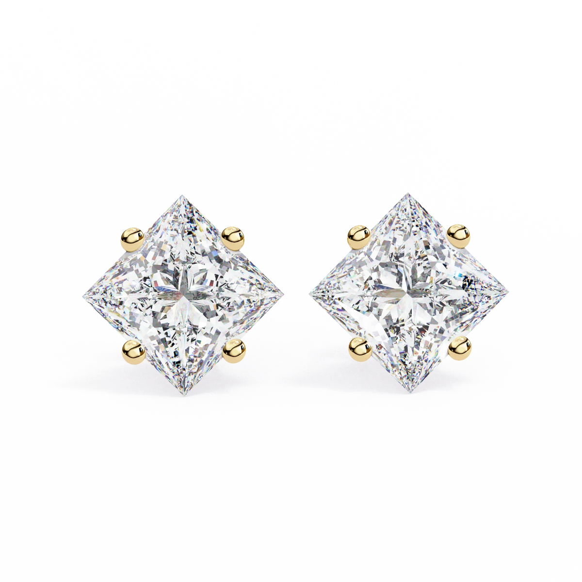 Regal Princess Lab Grown Diamond Studs - Ophiratbf