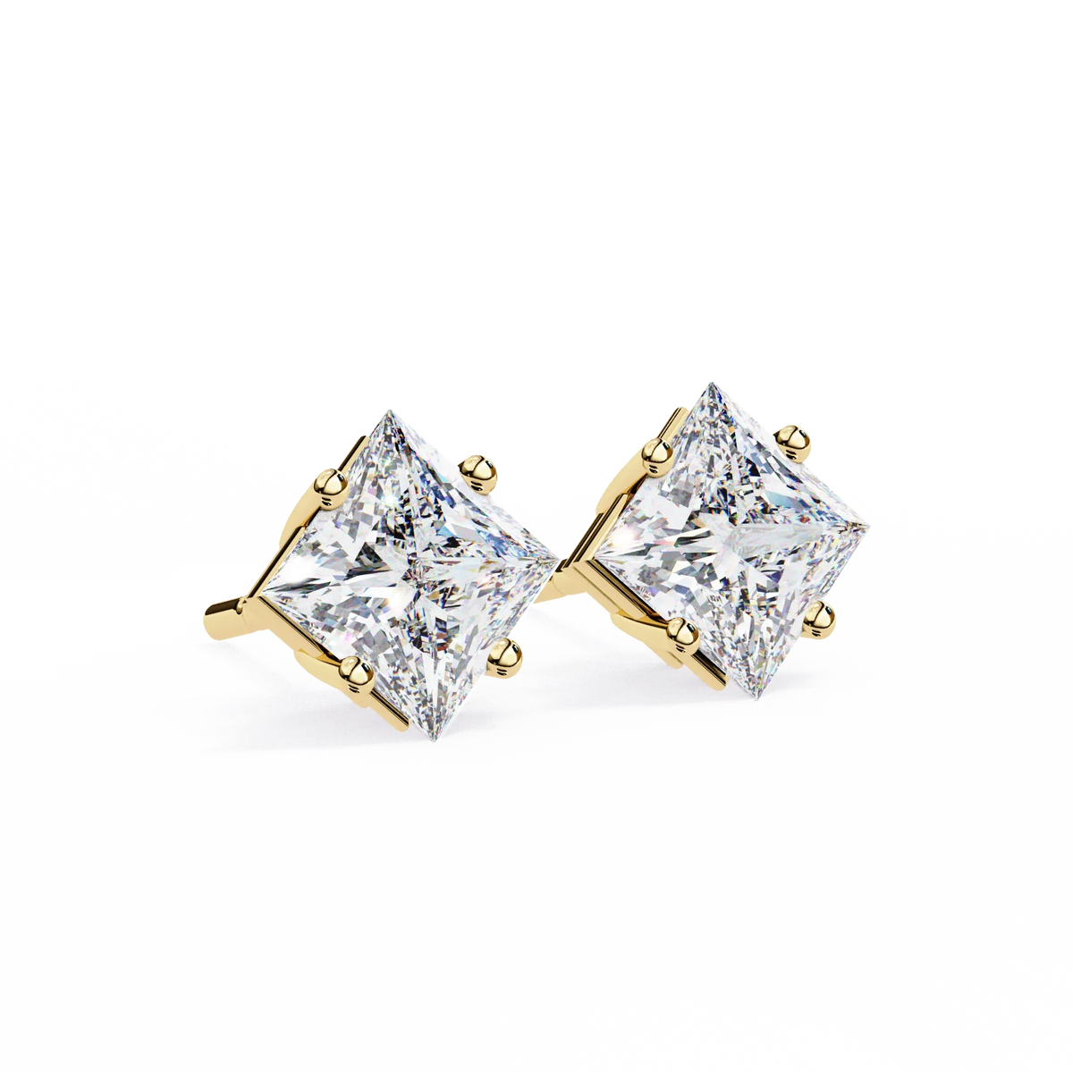 Regal Princess Lab Grown Diamond Studs - Ophiratbf