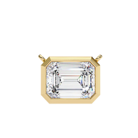 Prisma Emerald Solitaire Lab Grown Diamond Necklace - Ophiratbf