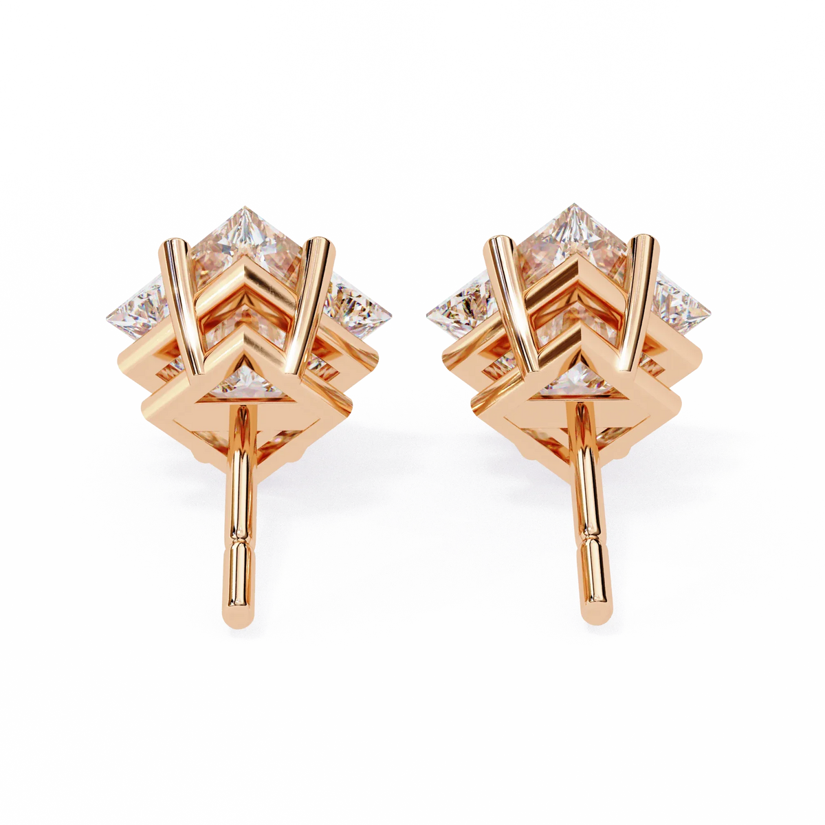 Regal Princess Lab Grown Diamond Studs - Ophiratbf