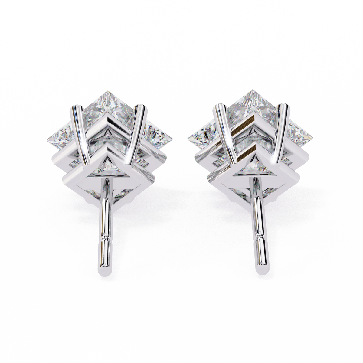 Regal Princess Lab Grown Diamond Studs - Ophiratbf
