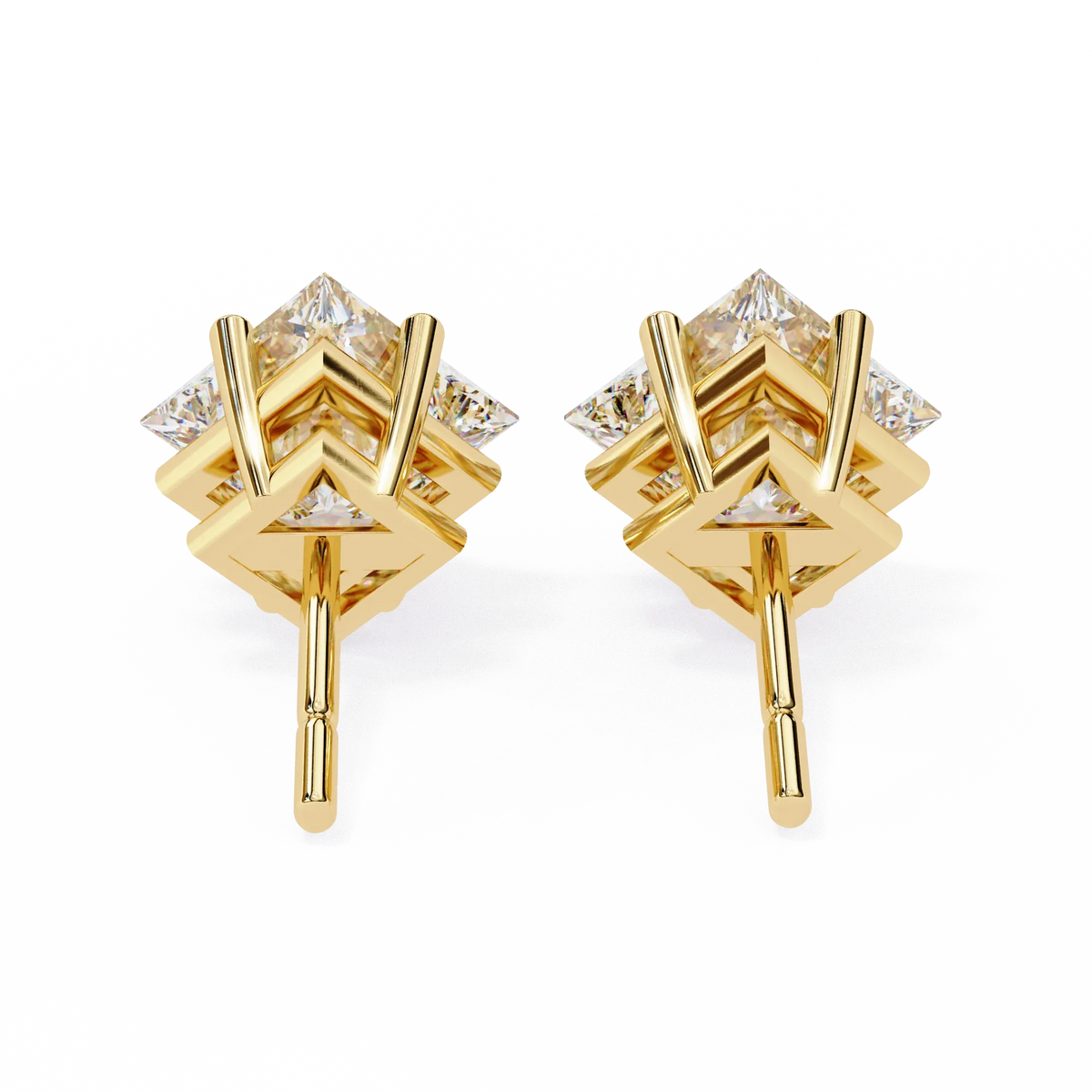 Regal Princess Lab Grown Diamond Studs - Ophiratbf