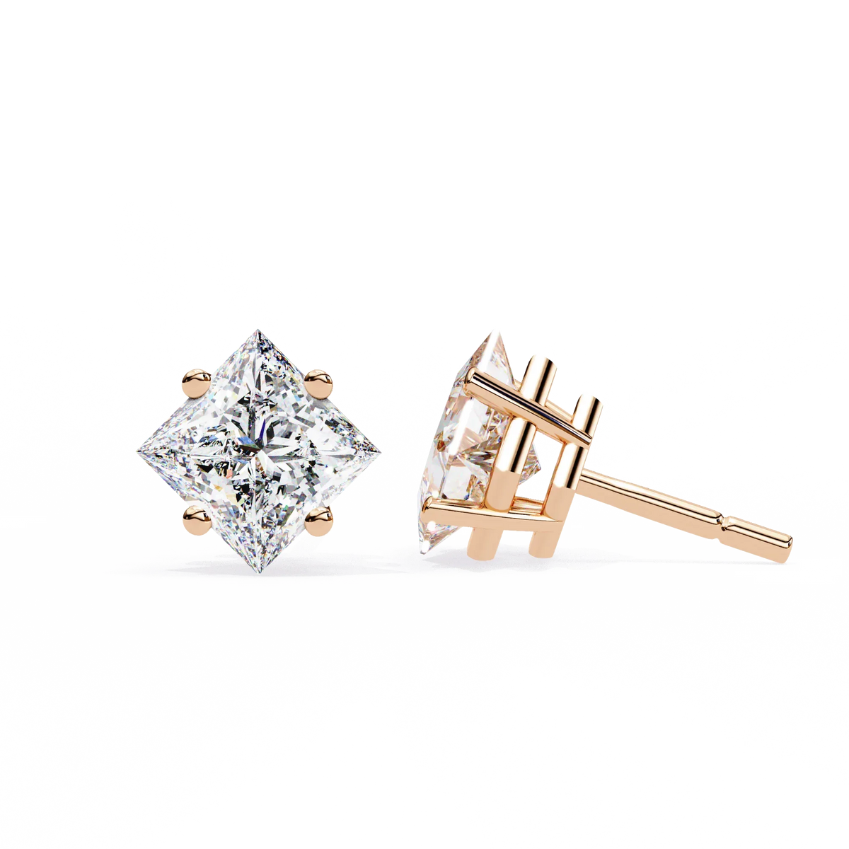 Regal Princess Lab Grown Diamond Studs - Ophiratbf