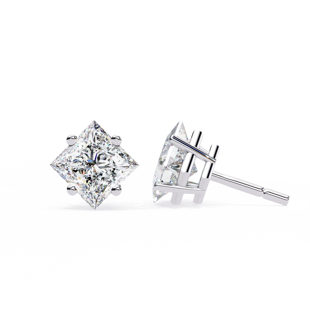 Regal Princess Lab Grown Diamond Studs - Ophiratbf