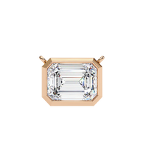 Prisma Emerald Solitaire Lab Grown Diamond Necklace - Ophiratbf